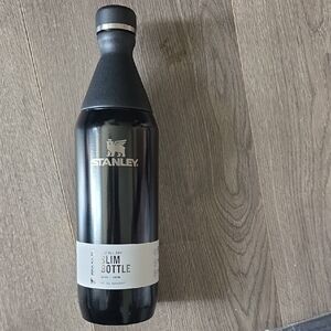 Stanley Black and Silver Slim Bottle